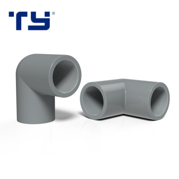 Factory Price Manufacturer Cpvc Pipe Fittings Rubber Joint For Water Supply Sch80 Standard 90Deg Elbow